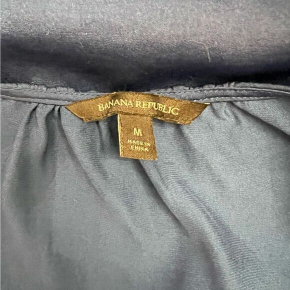Banana Republic blouse, Blue M - Picture 3 of 6